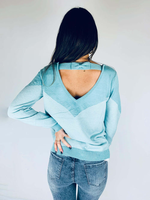 Pull turquoise - JADE