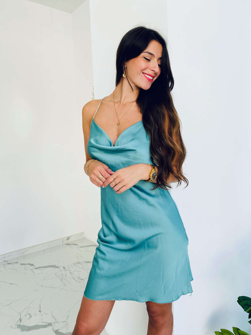 Robe turquoise - AUDE