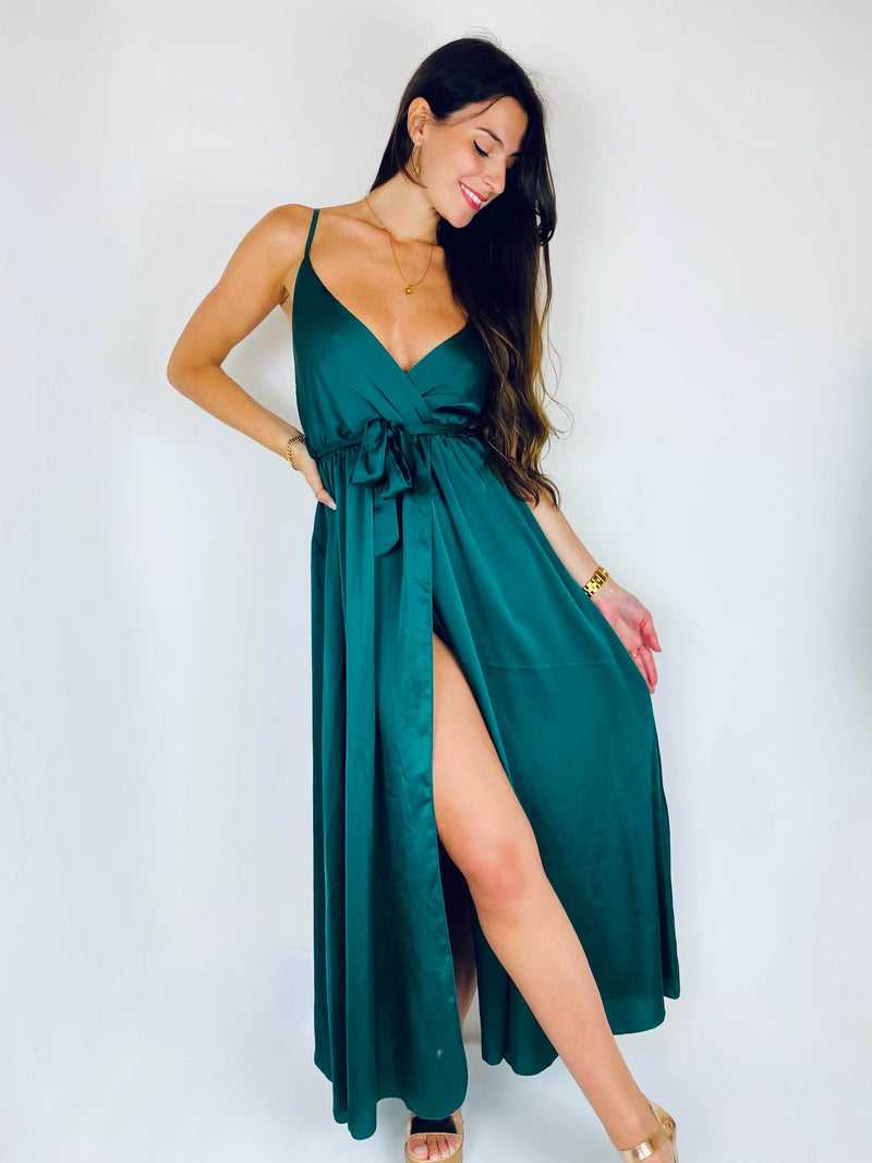 Robe vert canard - LISA