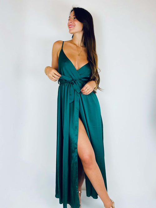 Robe vert canard - LISA