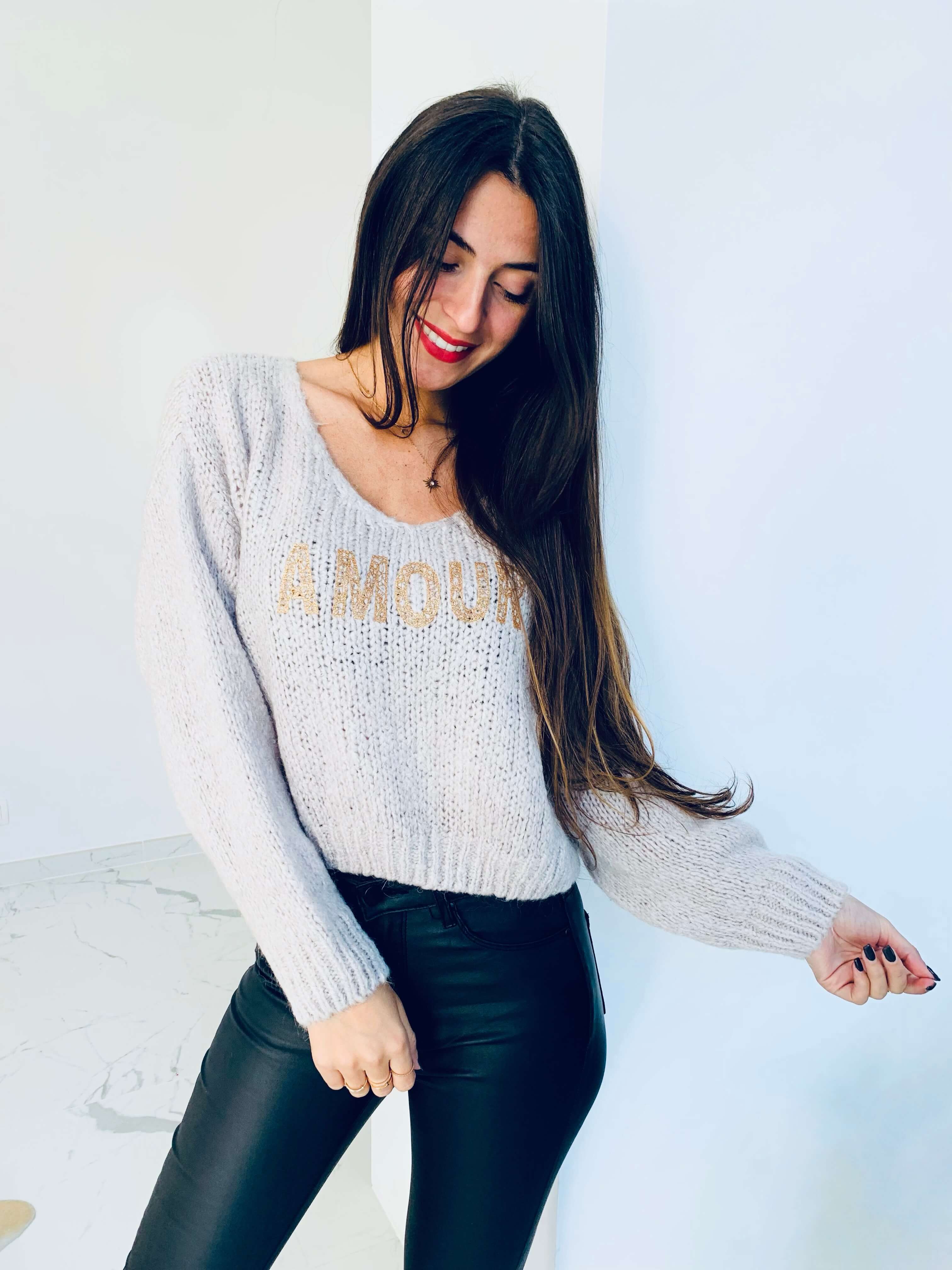 PULL LAFUNKY beige main image 1