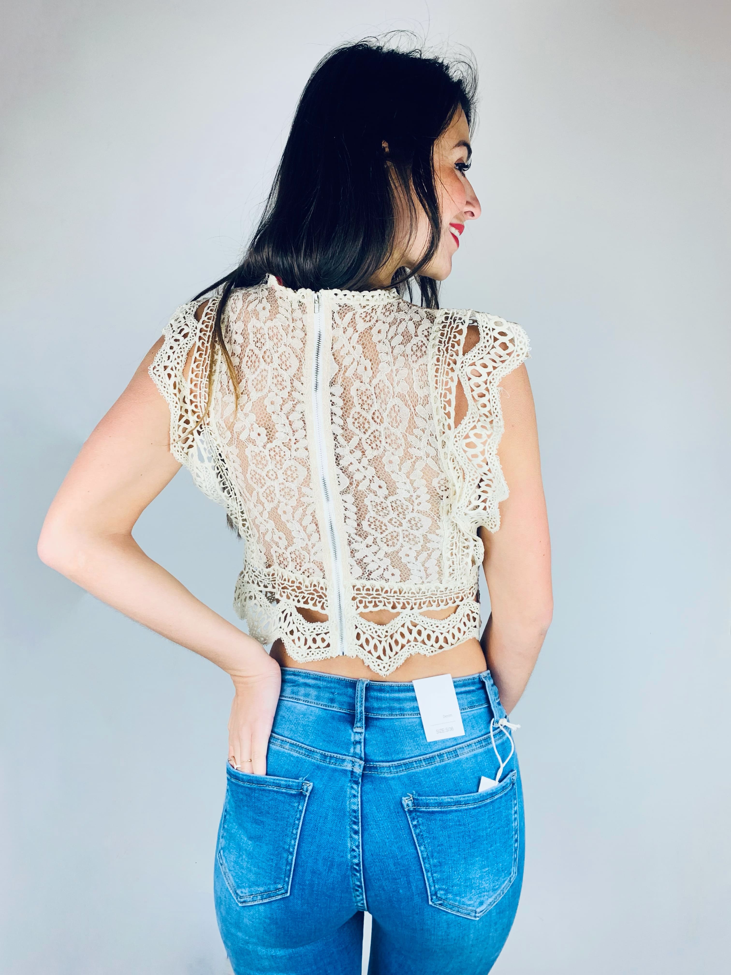 Haut beige - ELEONORE