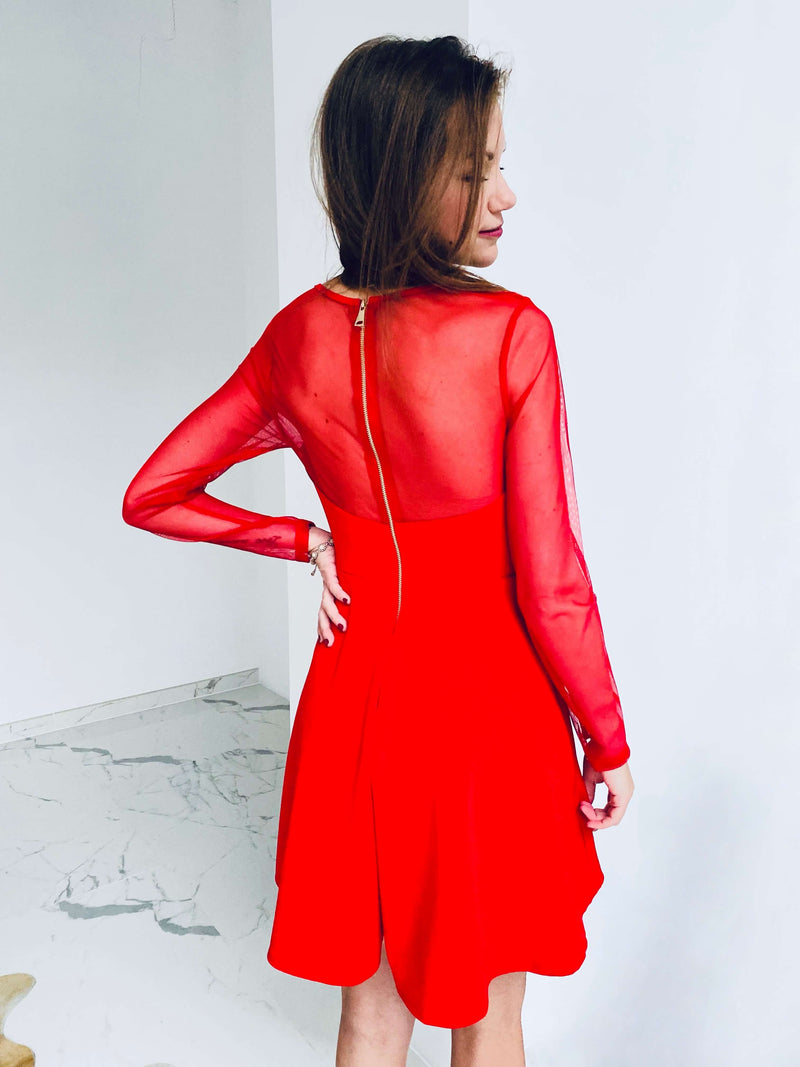 Robe rouge - PAULINE