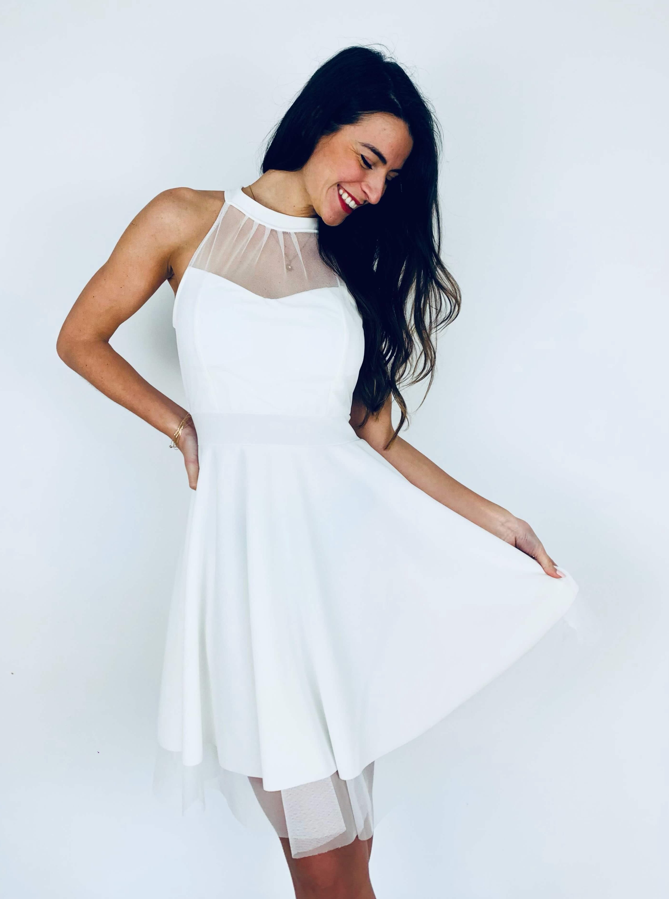 Robe blanche - CAMELIA