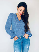 Blouse bleu - ZELIE