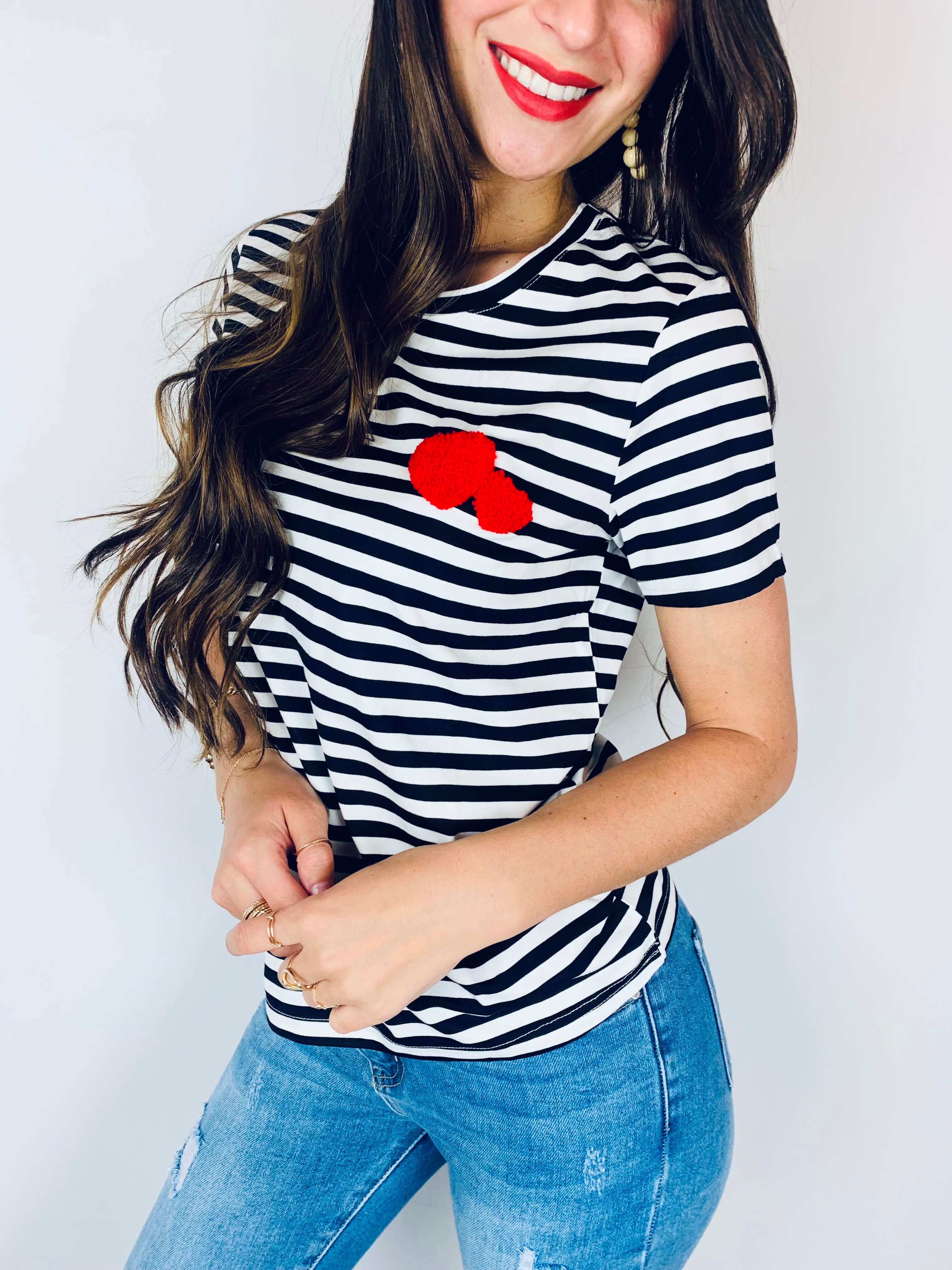 T-shirt marin - LOVE