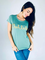 T-shirt turquoise - OOHLALA