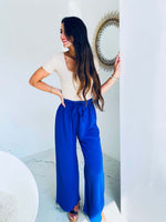 Pantalon bleu - CAMILLE