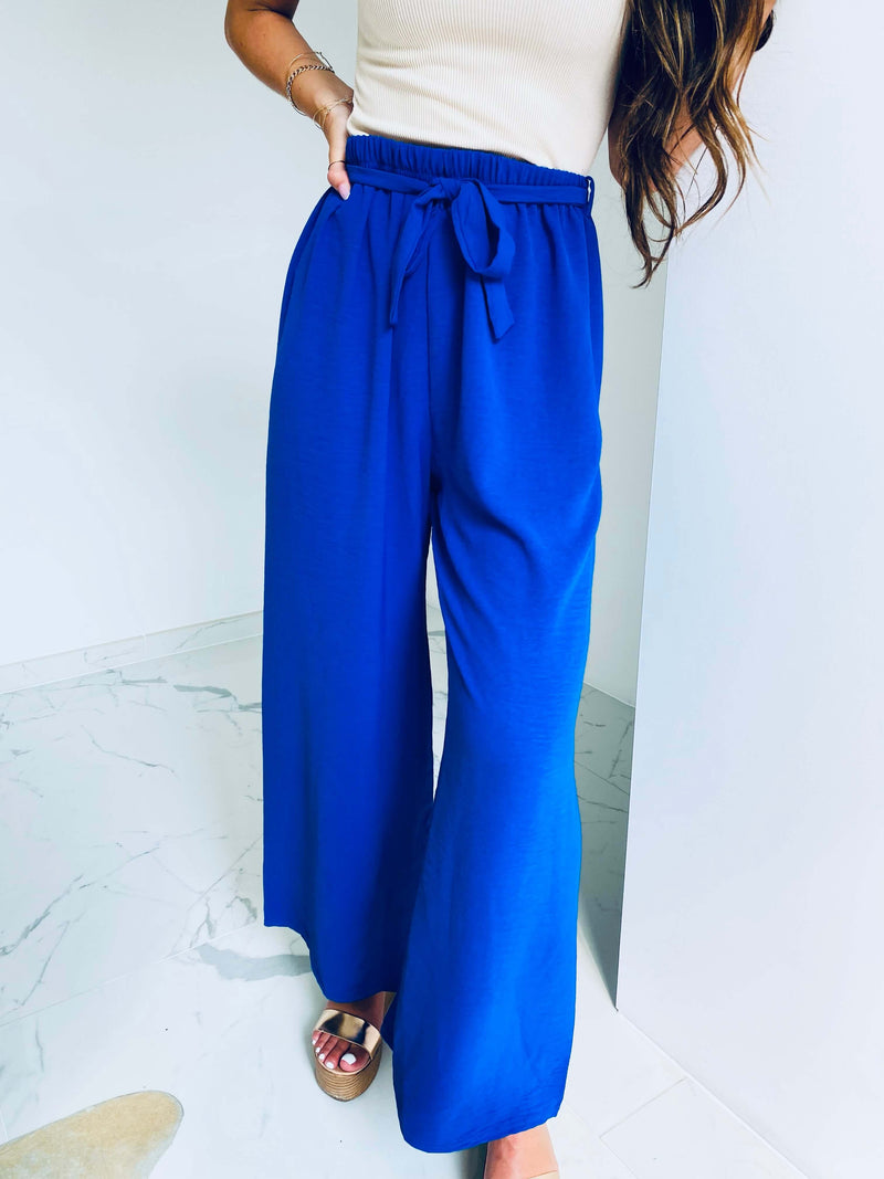 Pantalon bleu - CAMILLE