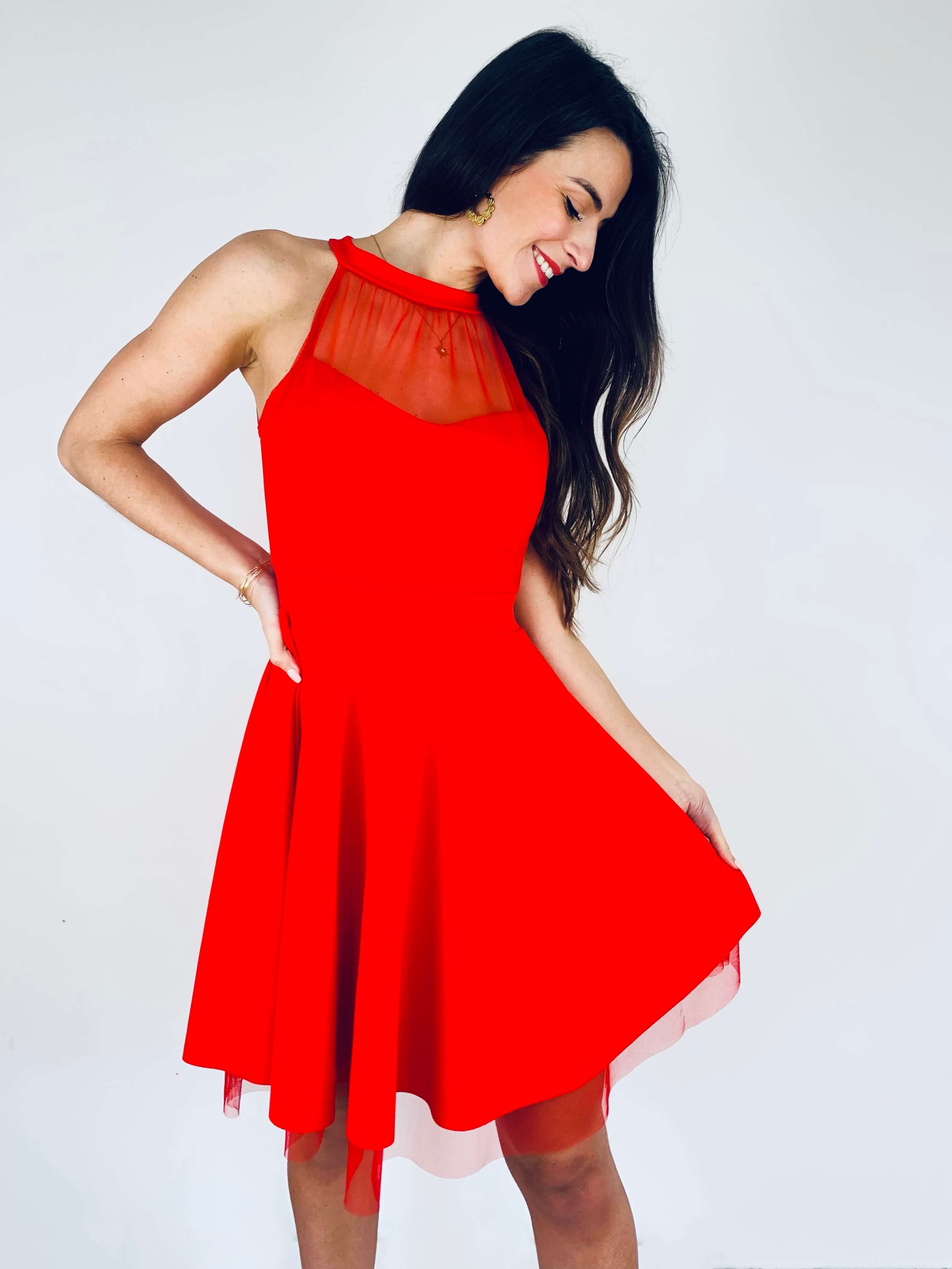 Robe rouge - CAMELIA
