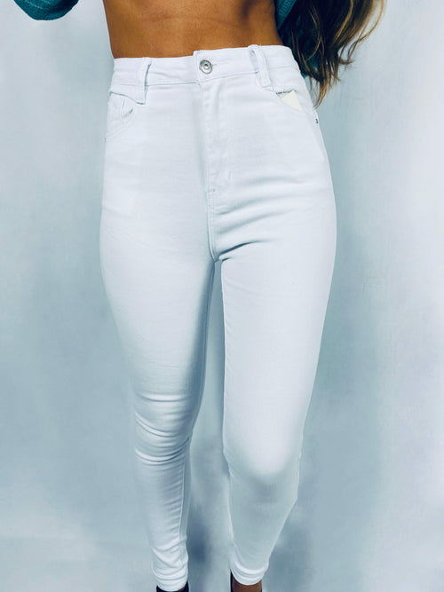 Jeans blanc MANON - Luna concept store
