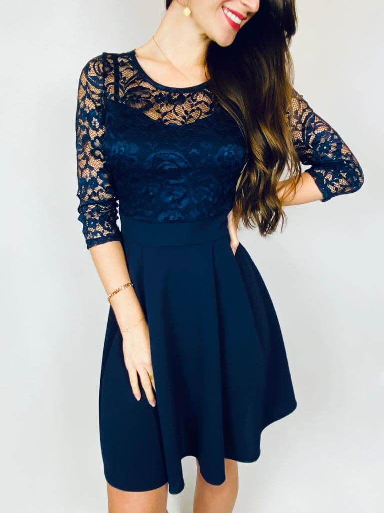 Robe bleu marine - ESTER