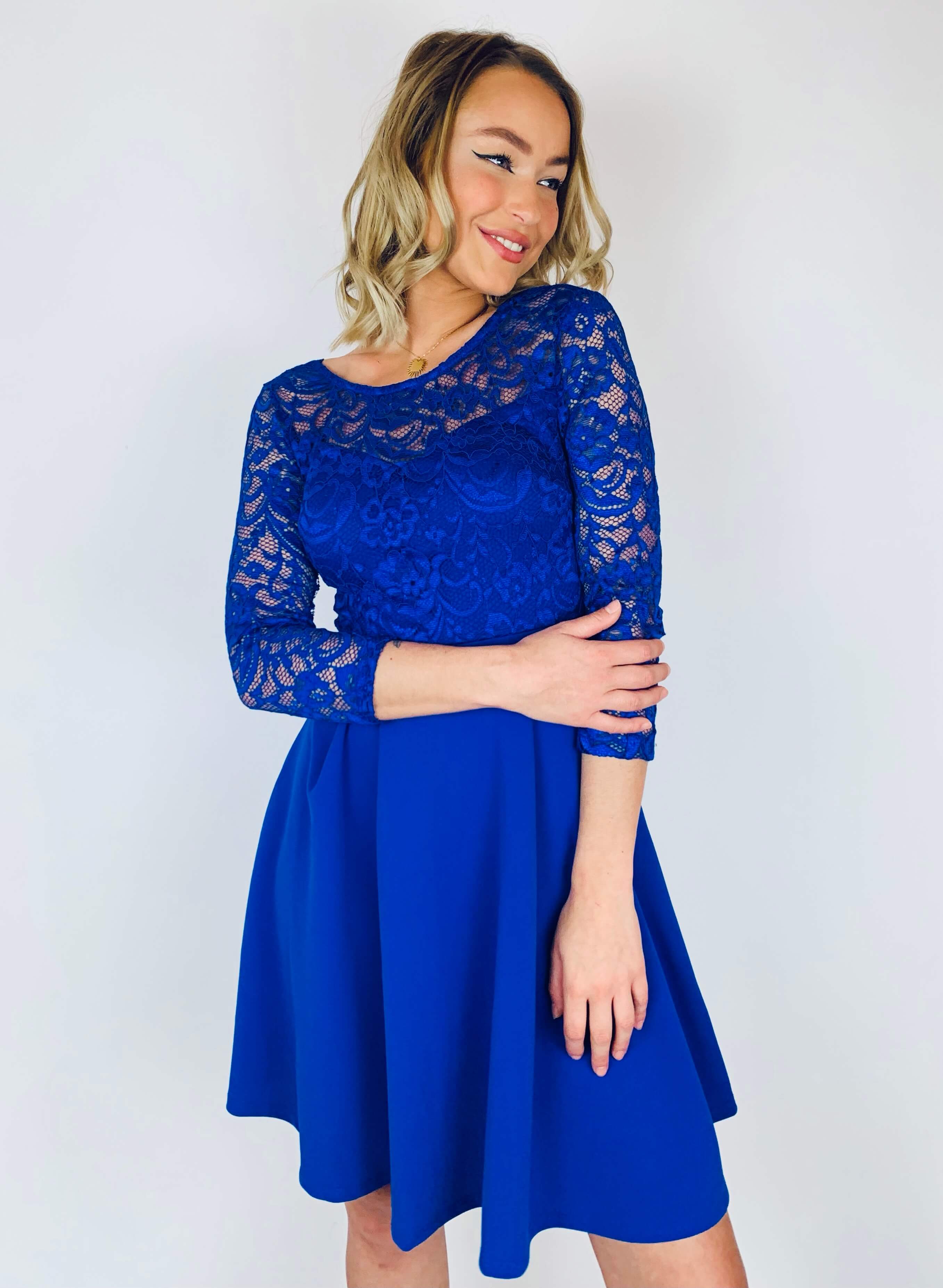 Robe bleu royal - ESTER