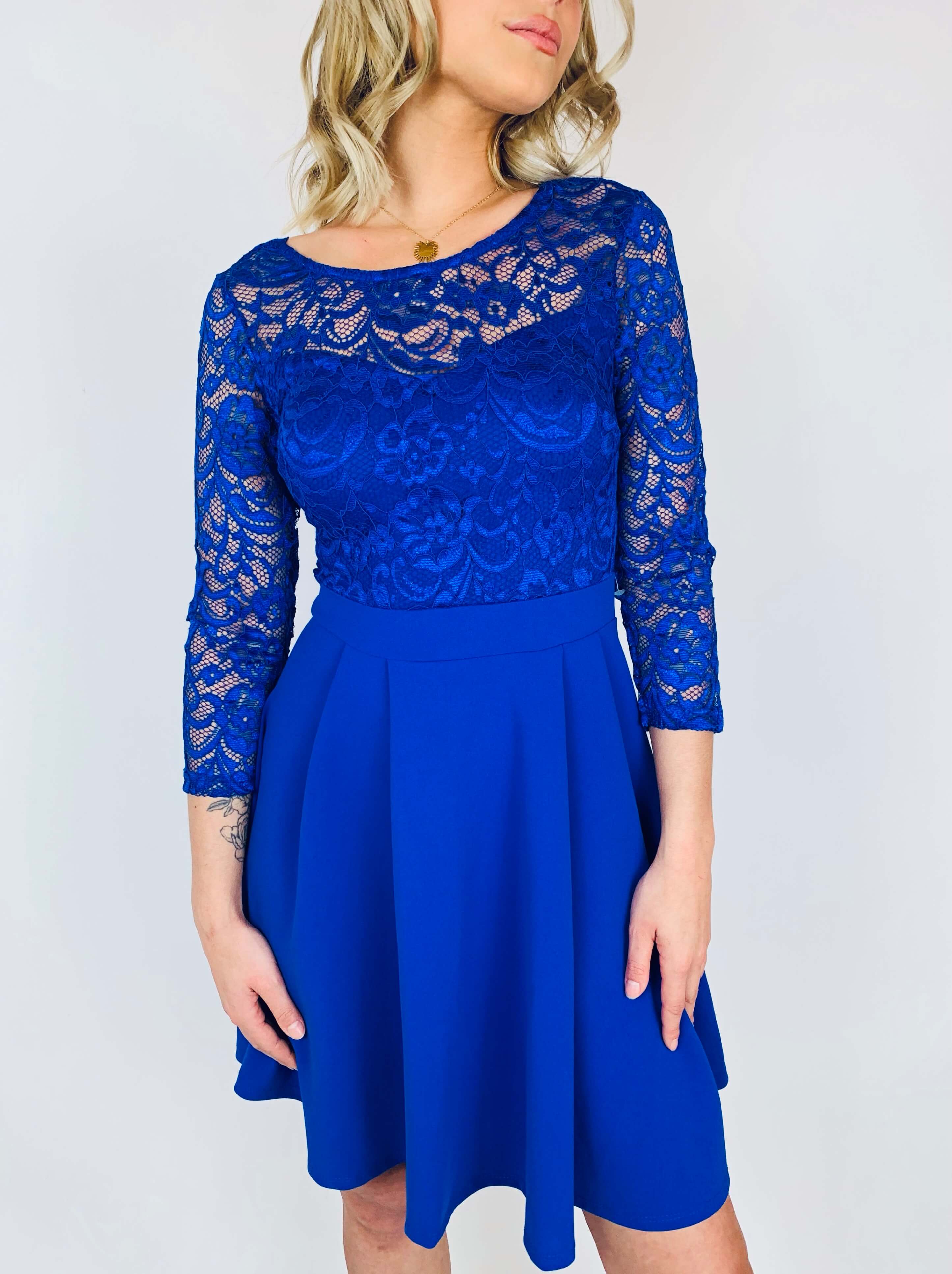 Robe bleu royal - ESTER