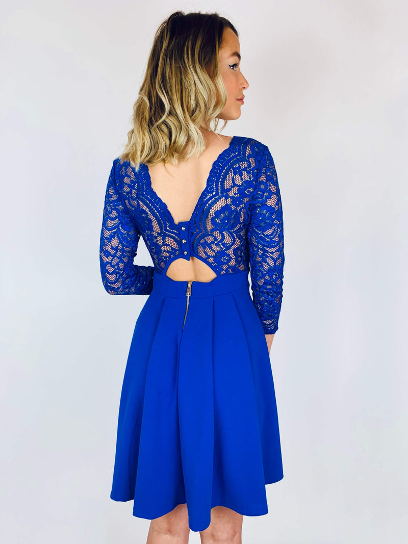 Robe bleu royal - ESTER