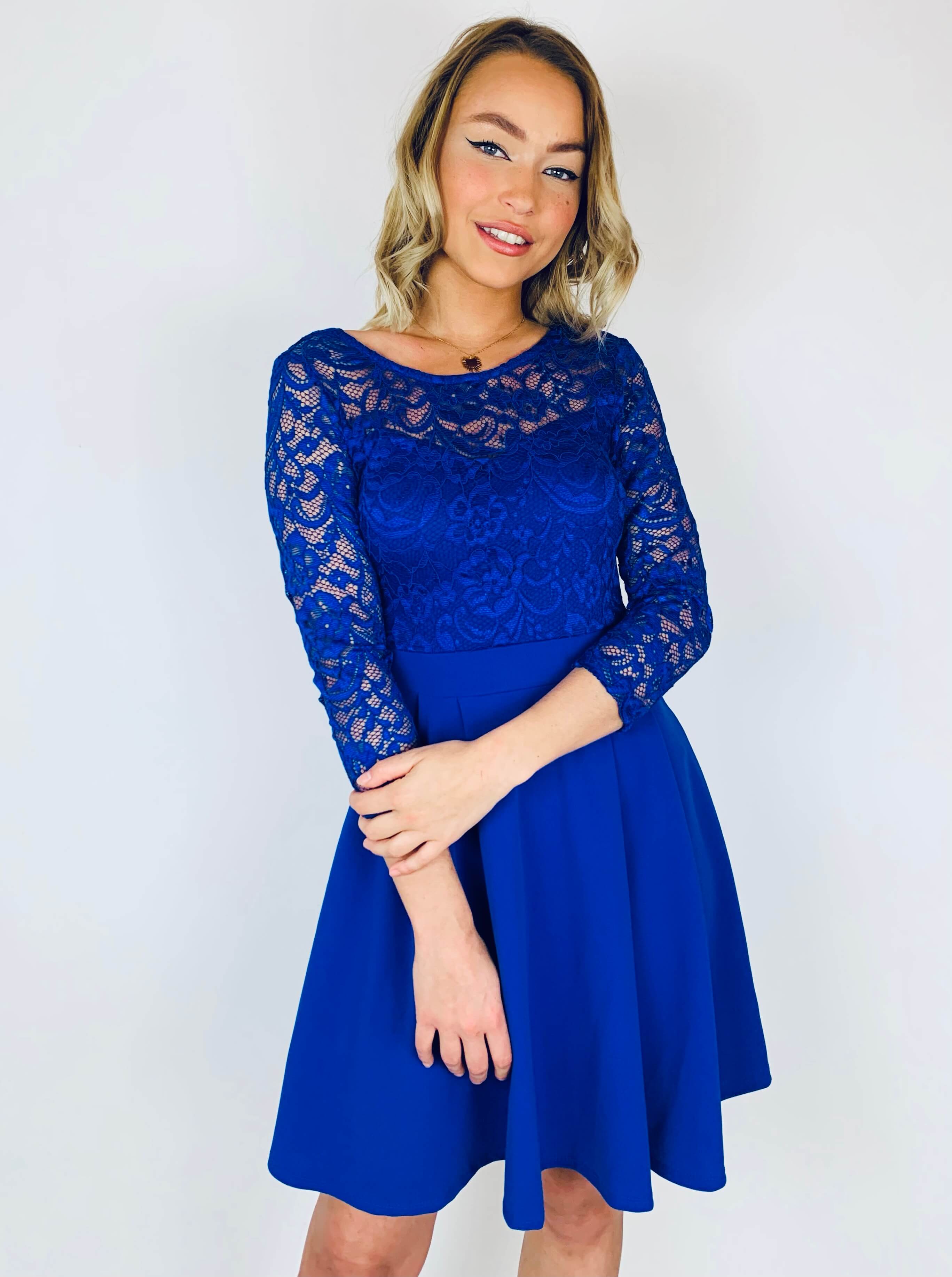 Robe bleu royal - ESTER